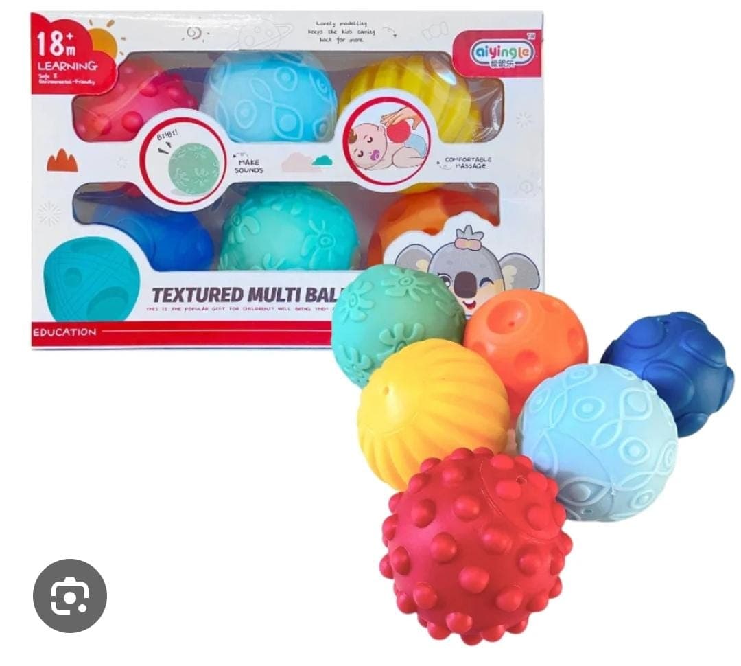 Textured multi ball set